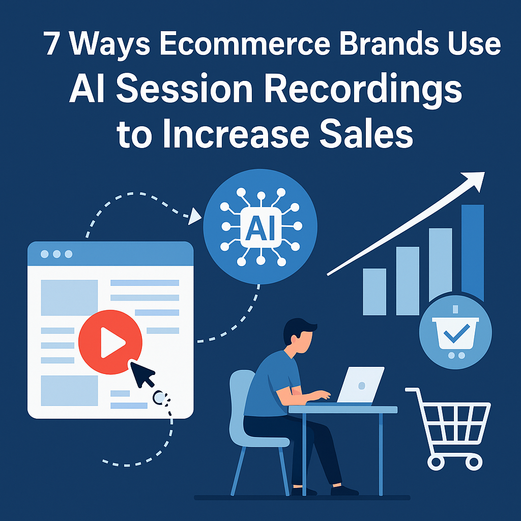 7 Ways Ecommerce Brands Use AI Session Recordings to Increase Sales